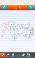Learn to Draw Graffitis capture d'écran 1