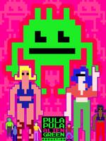 JUMPJUMP ALIEN GREEN ABDUCTION الملصق