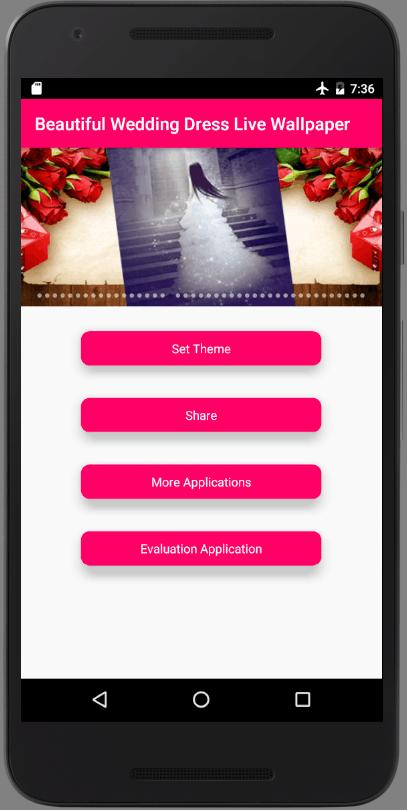 Android 用の 美しいウェディングドレスのライブ壁紙 Apk をダウンロード