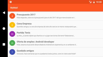 MyMail captura de pantalla 1