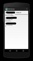 SMS Blocker capture d'écran 3