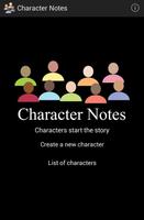 Character Notes Affiche