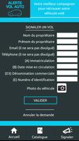 Alerte Vol auto capture d'écran 2