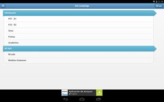 Info Cambridge captura de pantalla 3