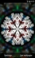 Snowflake Kaleidoscope الملصق