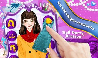 Doll Party: Stylish Dresses captura de pantalla 1
