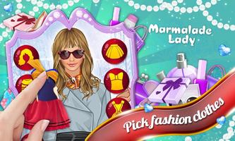 برنامه‌نما Marmalade Lady: Stylish Dress عکس از صفحه
