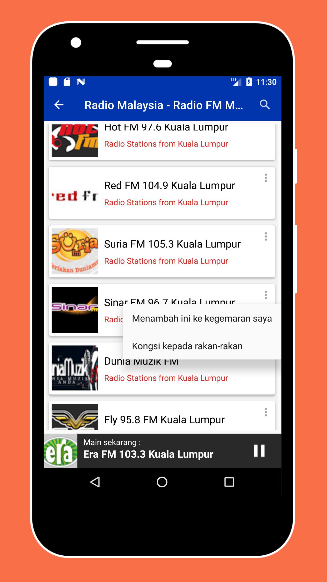 Radio Malaysia - Radio FM Malaysia - Online Radios for ...