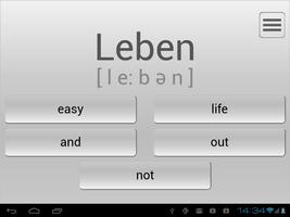 Learn most used German words captura de pantalla 3