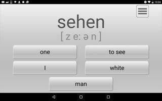 Learn most used German words screenshot 2