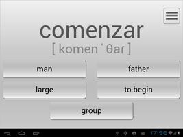 Learn most used Spanish words Screenshot 3