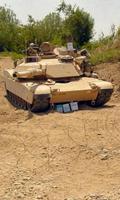 Quebra-cabeças tanques Abrams Cartaz