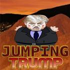 Jumping Trump Zeichen