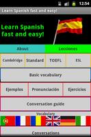 Learn Spanish fun and easy pro poster
