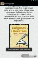 Enigmas Literarios capture d'écran 1