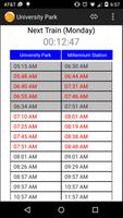 Schedule for Metra Electric Affiche