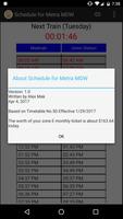 Schedule for Metra - MDW capture d'écran 2