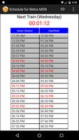 Schedule for Metra MDN screenshot 1