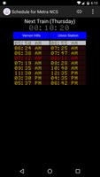 Schedule for Metra - NCS تصوير الشاشة 1