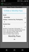 Schedule for Metra UP-N screenshot 3