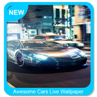 Awesome Cars Live Wallpaper icône