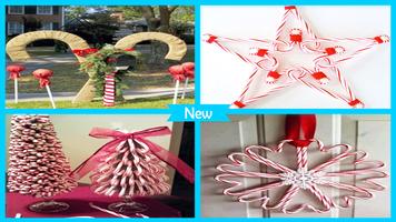 Awesome DIY Candy Cane Decoration Affiche