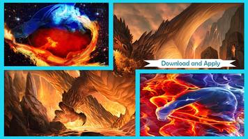 Awesome Feuer und Eis Live Wallpaper Plakat