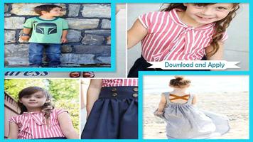 Back to School DIY Kids Clothes Affiche