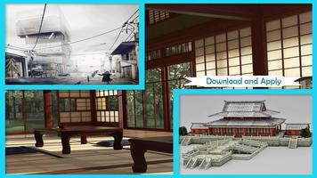 3D Japanese Architecture Design Screenshot 2