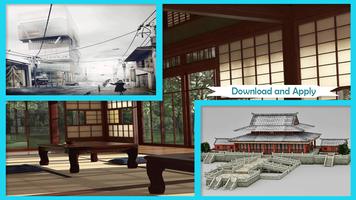 3D Japanese Architecture Design स्क्रीनशॉट 2