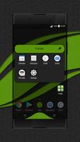 Material Abstraction dark Xperia™ theme imagem de tela 3