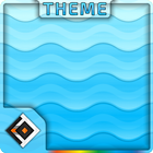 Calm waves Xperia™ theme ikon