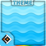 ”Calm waves Xperia™ theme