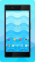 Calm waves Xperia™ theme 海報