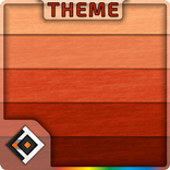 ”Wood Shutters Xperia™ theme