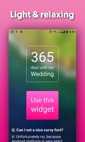 Wedding Countdown Widget - Wedtime Affiche