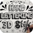 HAND LETTERING 3D FOR BEGINNER APK