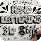 HAND LETTERING 3D FOR BEGINNER ikona
