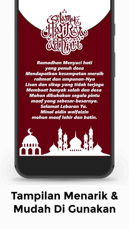 Kata Ucapan Selamat Hari Raya Idul Fitri 2018 for Android 