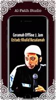 Poster Ceramah Ustadz Khalid Basalamah Offline 1 Jam