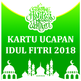 Kartu Ucapan Idul Fitri 2018 icône