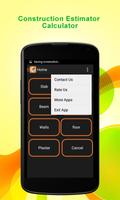 Construction Estimator Calculator capture d'écran 1