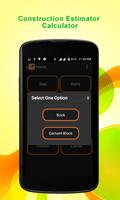 Construction Estimator Calculator capture d'écran 2