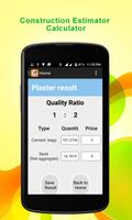 Construction Estimator Calculator capture d'écran 3