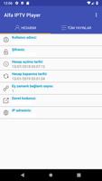 ALFA IPTV PLAYER capture d'écran 1