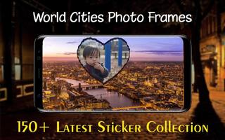 World Cities Photo Frames الملصق