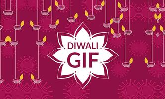 Happy Diwali Animated GIF 2017 پوسٹر