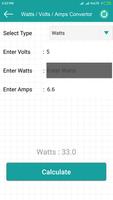 Volt / Amp / Watt Converter capture d'écran 3