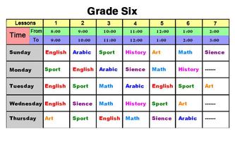 School Schedule Maker screenshot 1