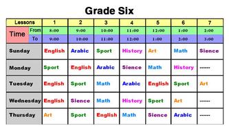 School Schedule Maker capture d'écran 1